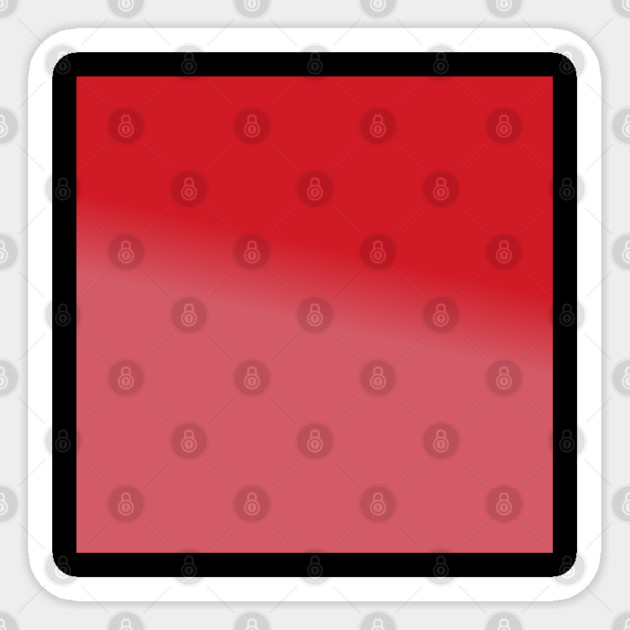 Red Gradient Color Sticker by BlackMeme94