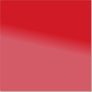 Red Gradient Color Posters and Art