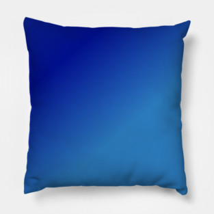 Blue Gradient Color Pillow
