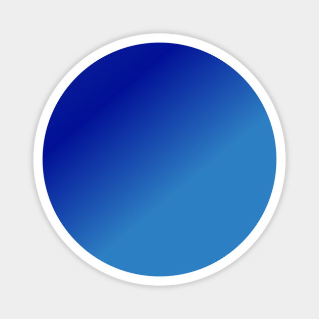 Blue Gradient Color Magnet by BlackMeme94