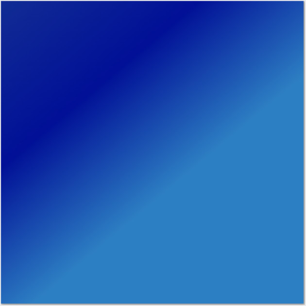 Blue Gradient Color Wall Art by BlackMeme94