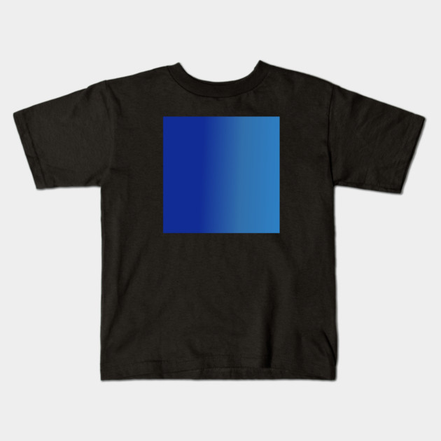 Blue Gradient Color Kids T-Shirt by BlackMeme94