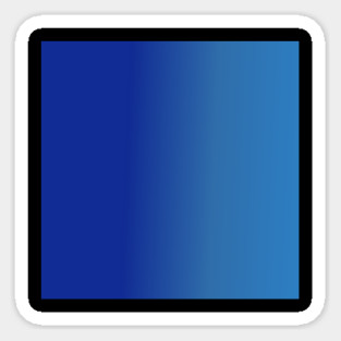 Blue Gradient Color Sticker