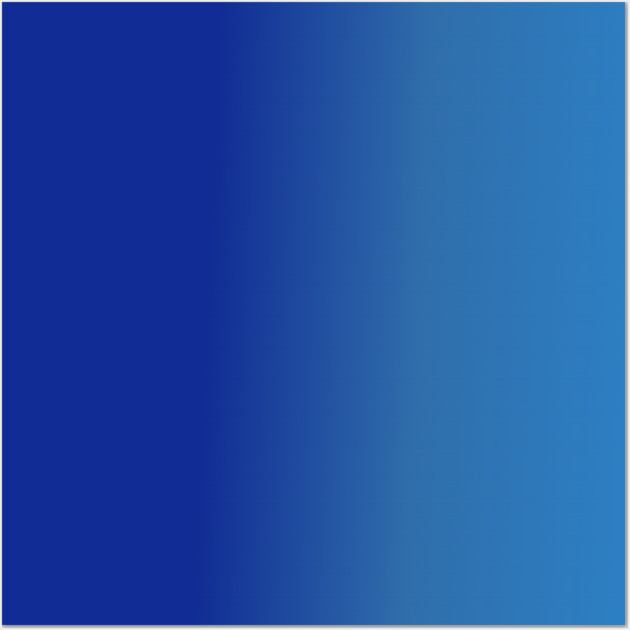 Blue Gradient Color Wall Art by BlackMeme94