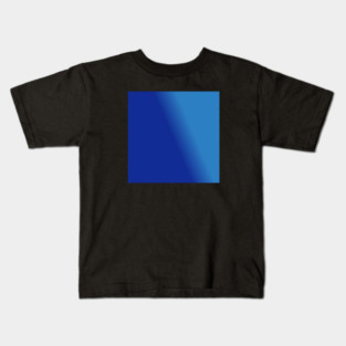 Blue Gradient Color Kids T-Shirt