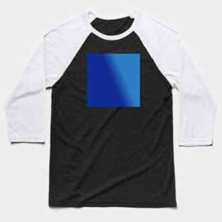 Blue Gradient Color Baseball T-Shirt