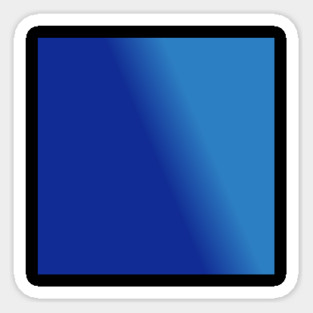 Blue Gradient Color Sticker