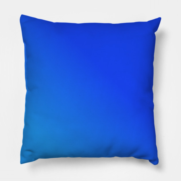 Blue Gradient Color Pillow by BlackMeme94