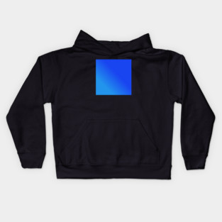 Blue Gradient Color Kids Hoodie