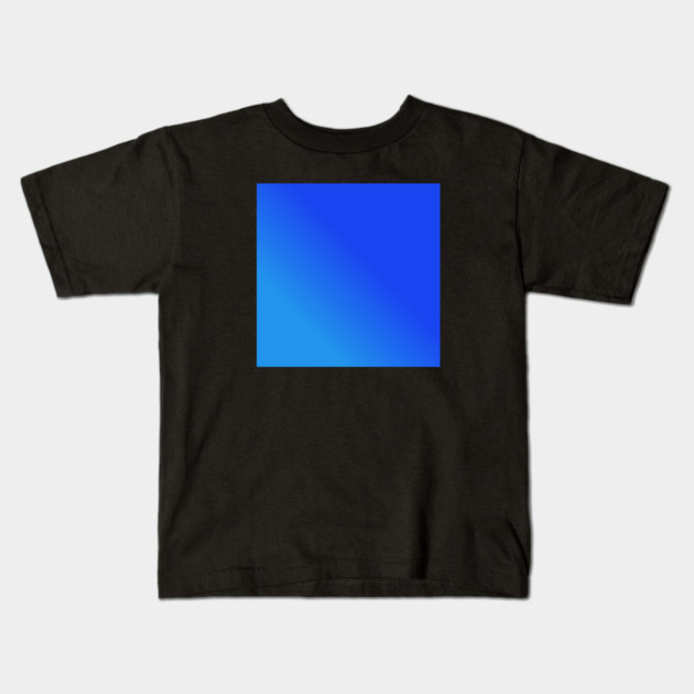 Blue Gradient Color Kids T-Shirt by BlackMeme94