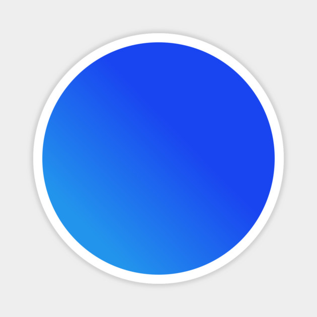 Blue Gradient Color Magnet by BlackMeme94