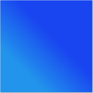 Blue Gradient Color Posters and Art