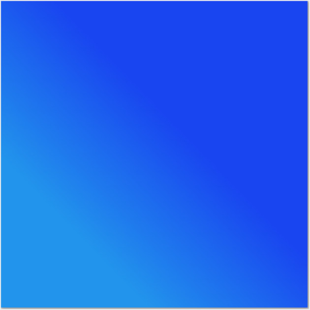 Blue Gradient Color Wall Art by BlackMeme94