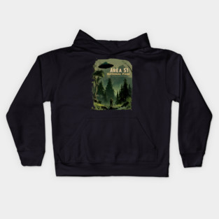 Area 51 National Park - Established In 1955 Kids Hoodie