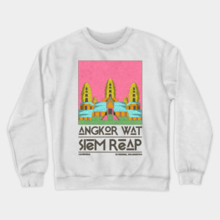 Angkor Wat, Siem Reap, Cambodia Crewneck Sweatshirt