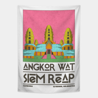 Angkor Wat, Siem Reap, Cambodia Tapestry
