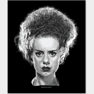 The Bride (Classic Grays Version) Posters and Art