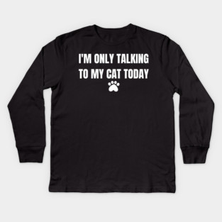 Cat-Lover Kids Long Sleeve T-Shirt