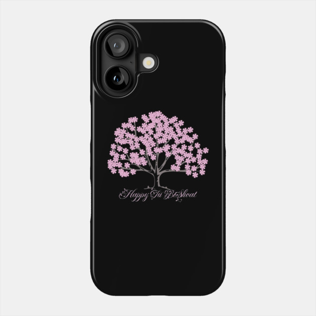 Pink Almond Tree Tu B'Shevat Phone Case by HolidayBug