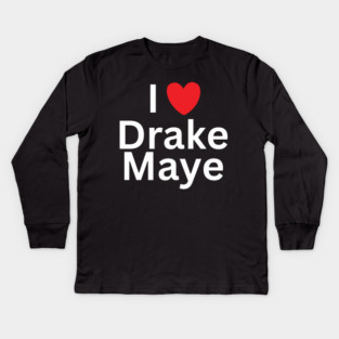 Drake-Maye Kids Long Sleeve T-Shirt