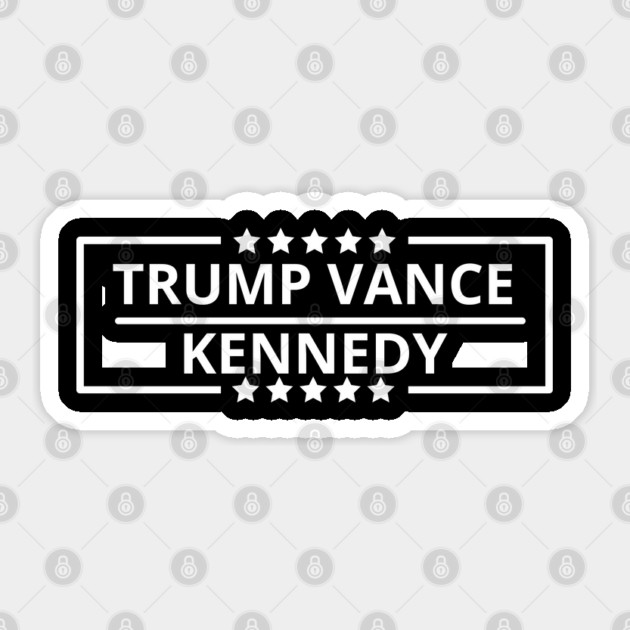 Trump-Vance-Kennedy Sticker by BlackMeme94