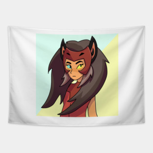 Trying on her crown Tapestry