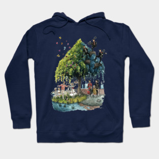 Mary Poppins "Two World Tree" Hoodie
