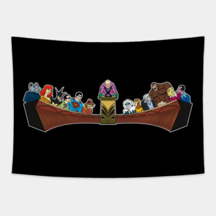 Legion of Doom meeting Tapestry