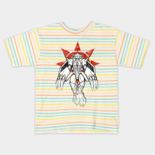 Graffiti Warrior of Courage Kids T-Shirt