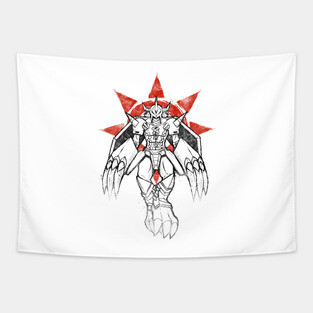 Graffiti Warrior of Courage Tapestry