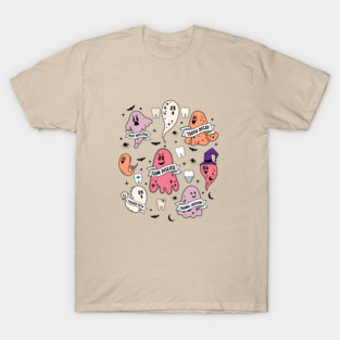 Spooky Dentist Hygienist Halloween Dental Assistant Squad T-Shirt