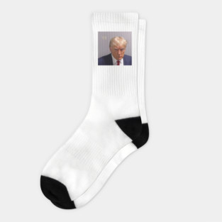 Donald Trump Mugshot Socks