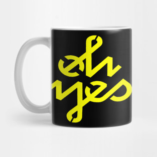 Oh Yes Awesome Typography Mug