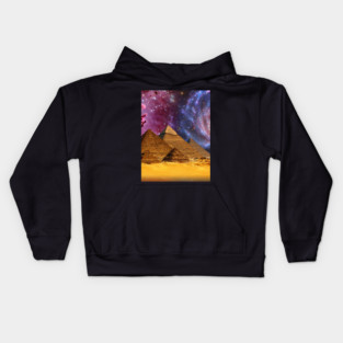 Pyramid and Galaxy Kids Hoodie