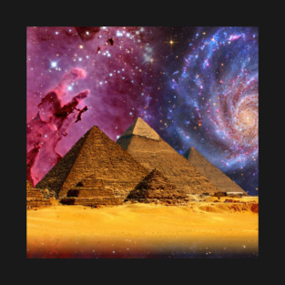Pyramid and Galaxy T-Shirt
