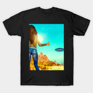 UFO Hitchhiker T-Shirt