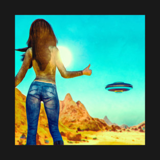 UFO Hitchhiker T-Shirt