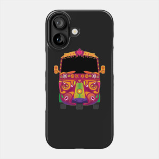 Road ke Rani Pakistani Rickshaw Phone Case