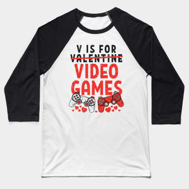 valentine-day Baseball T-Shirt by BlackMeme94