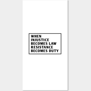When Tyranny Becomes Law Posters and Art