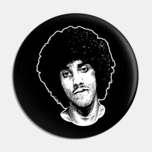 potrait engraving hend drawing thin lizzy Pin