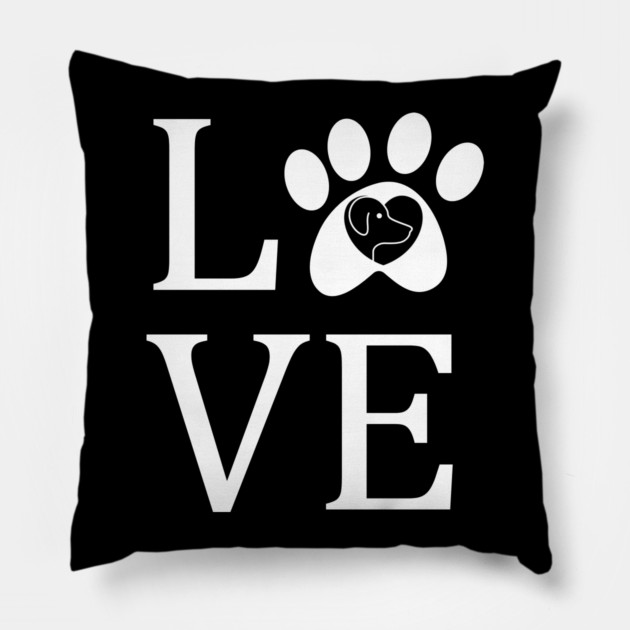 Dog-Lover-Gift Pillow by BlackMeme94