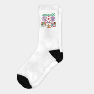 Mexico 86 World Cup Socks