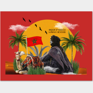 moroccan sahara Posters and Art