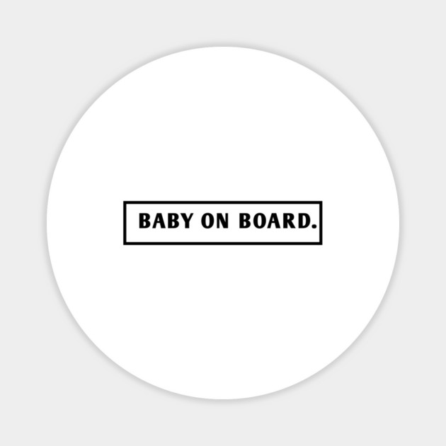 Baby On Board Magnet by BlackMeme94