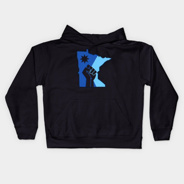 Resist-Minnesota Kids Hoodie by BlackMeme94
