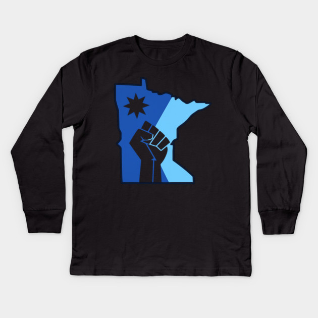 Resist-Minnesota Kids Long Sleeve T-Shirt by BlackMeme94