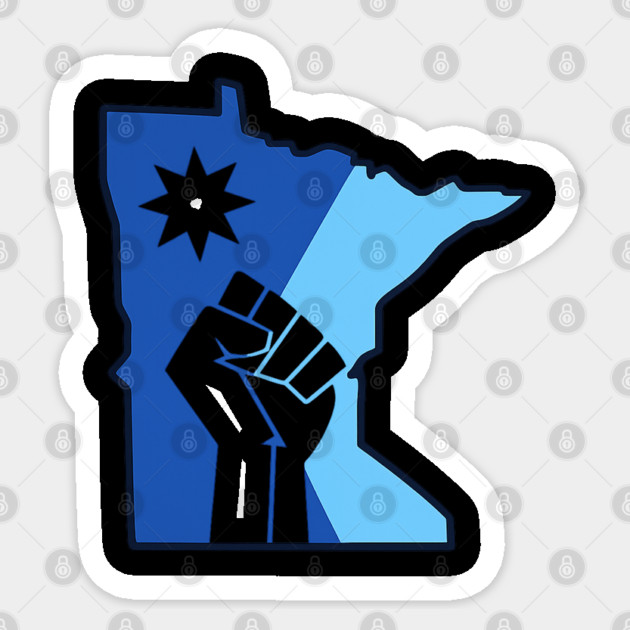 Resist-Minnesota Sticker by BlackMeme94