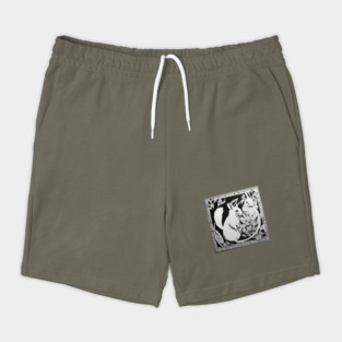 Chinchillas Shadow Silhouette Anime Style Collection No. 15 Shorts