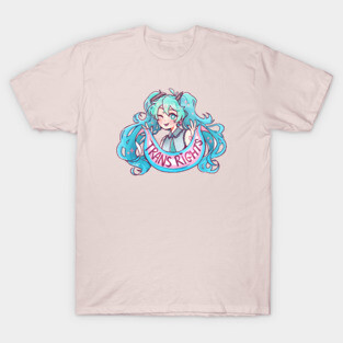 miku says trans rights! T-Shirt